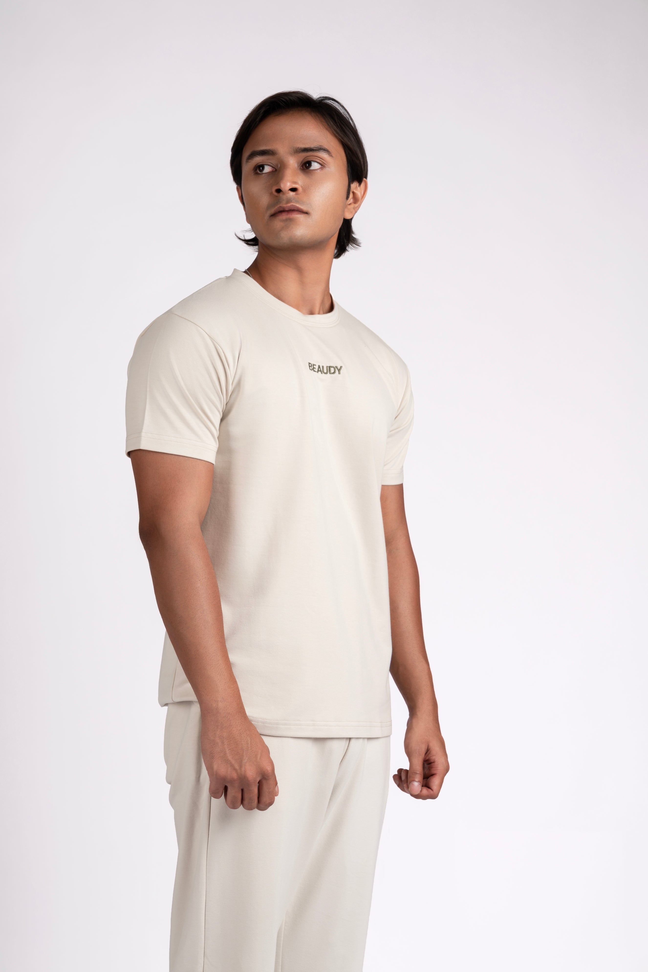 Regular Fit Beige T-Shirt