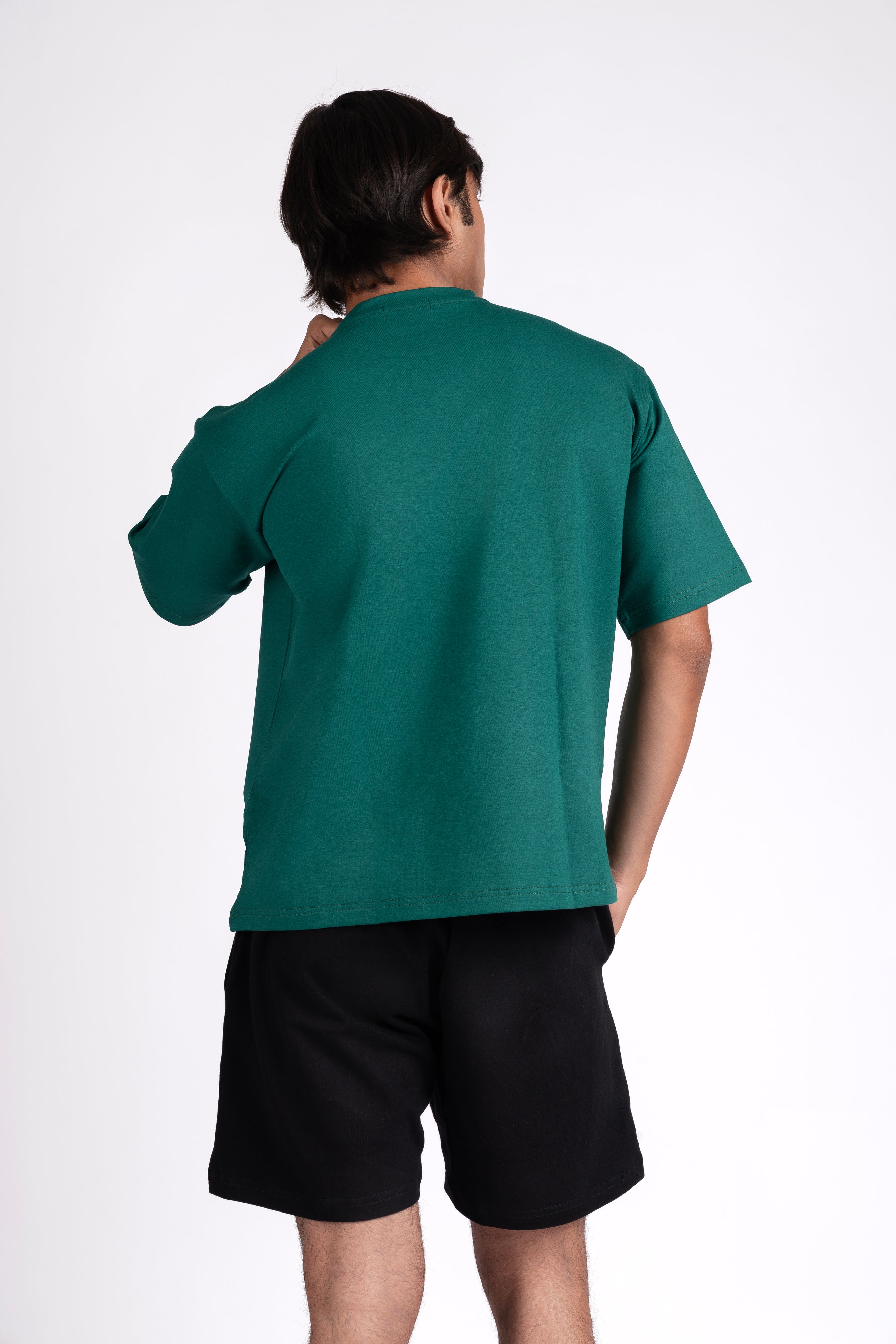 Box Fit Green T-Shirt