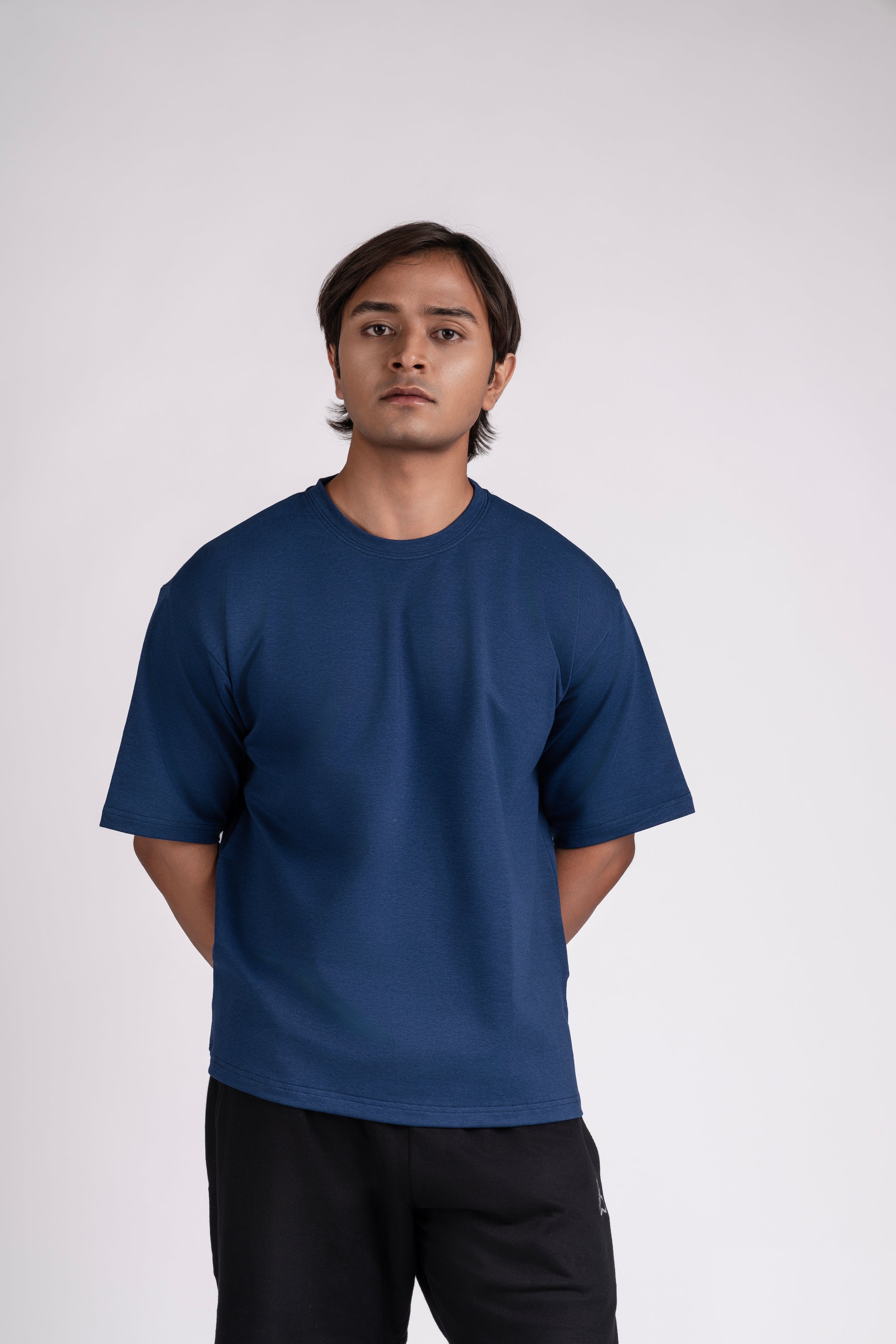 Box Fit Blue T-Shirt