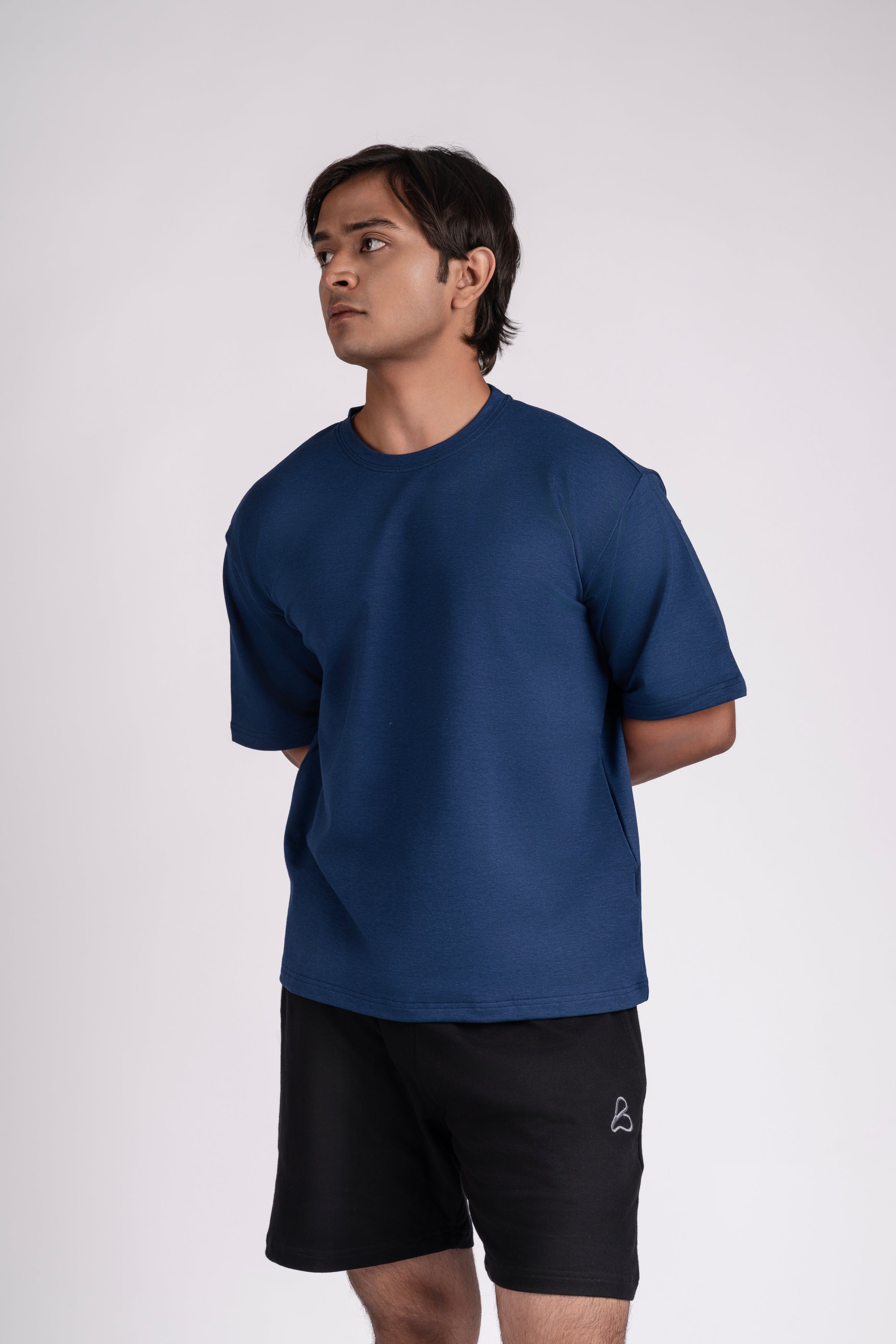 Box Fit Blue T-Shirt