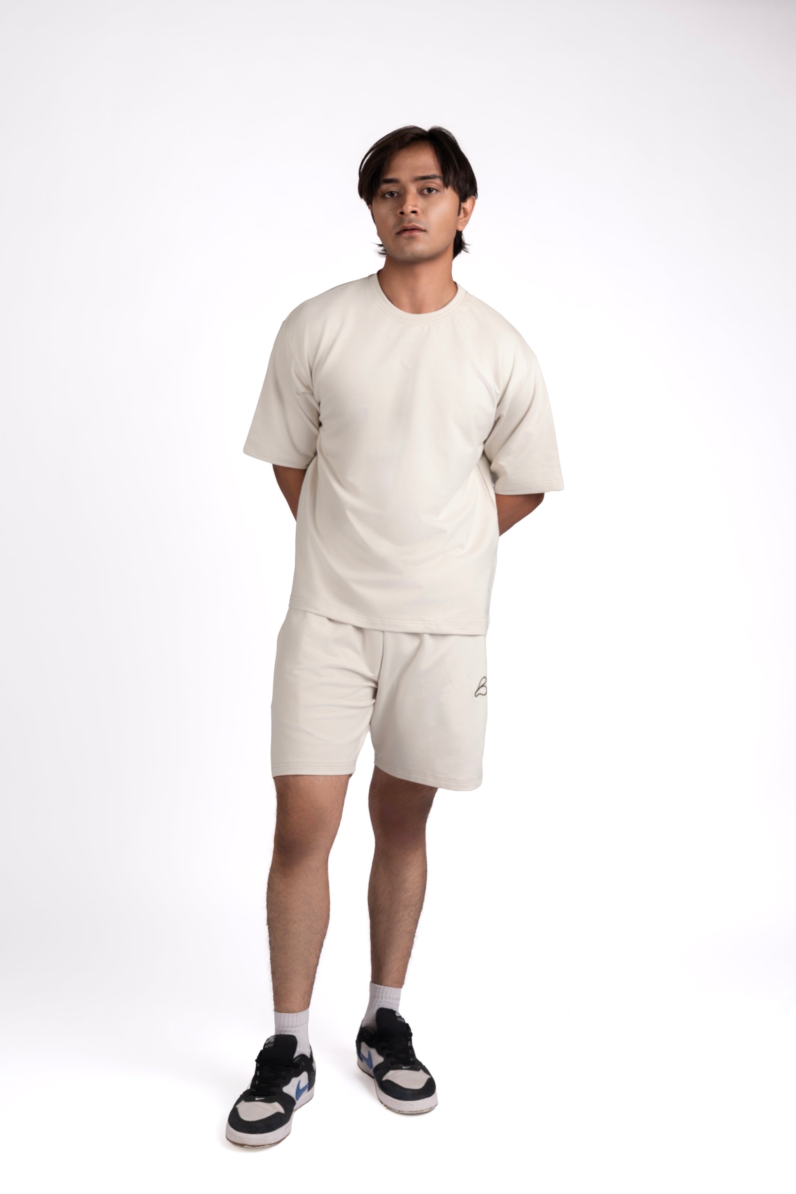 Box Fit Beige T-Shirt